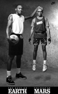 Michael Jordan & Spike Lee